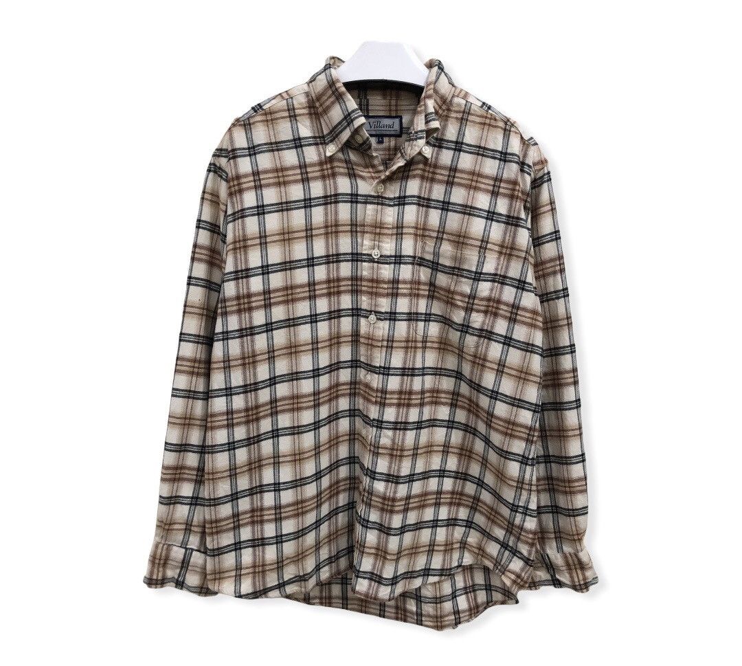 Vintage Vintage Villand Plaid Tartan Flannel Shirt 👕 Size US L / EU 52-54 / 3 - 1 Thumbnail