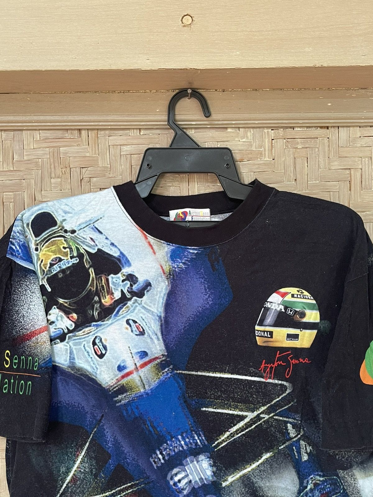 Vintage Vintage Ayrton Senna Foundation Full Print Size US M / EU 48-50 / 2 - 6 Thumbnail