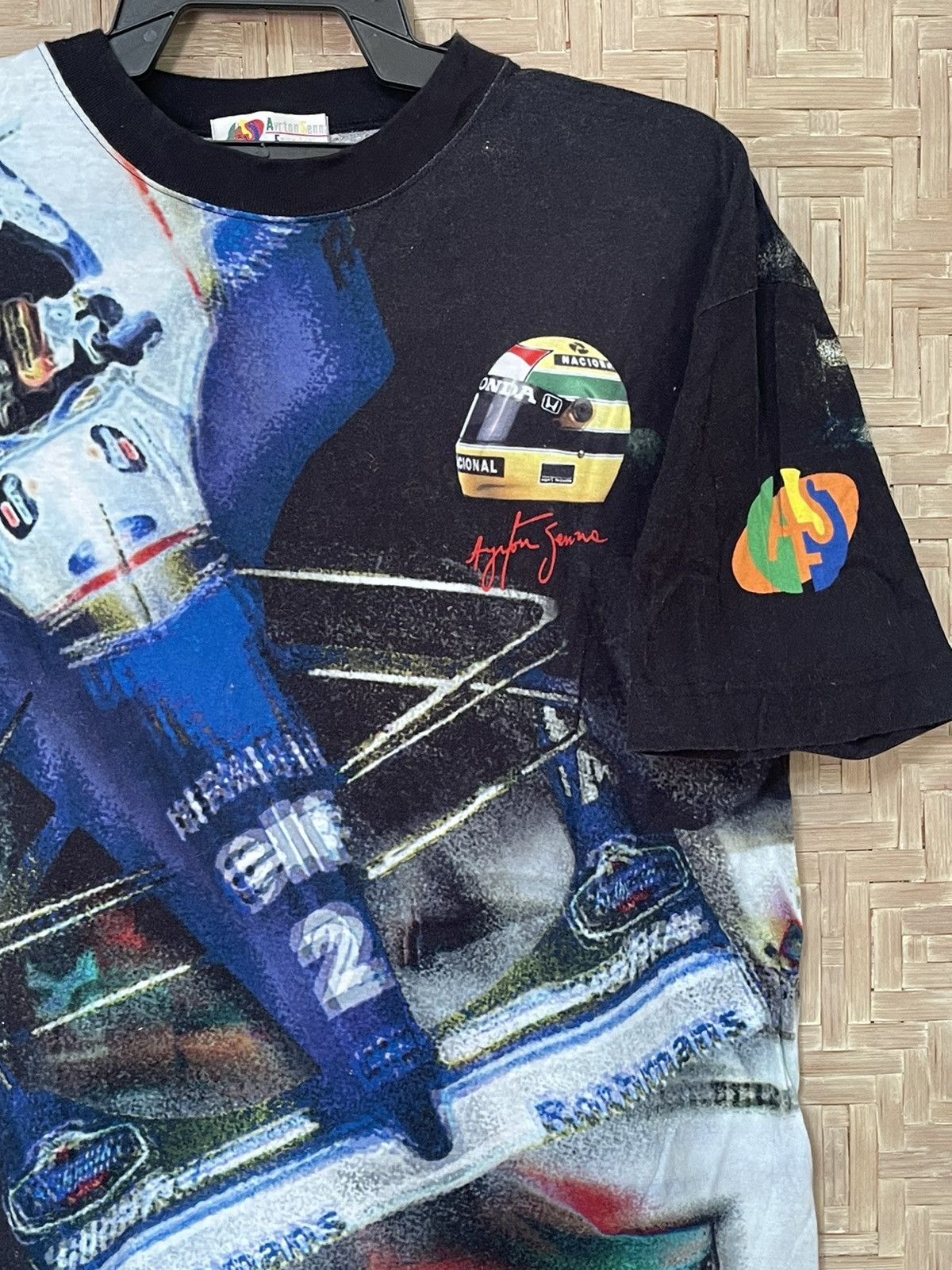 Vintage Vintage Ayrton Senna Foundation Full Print Size US M / EU 48-50 / 2 - 3 Thumbnail