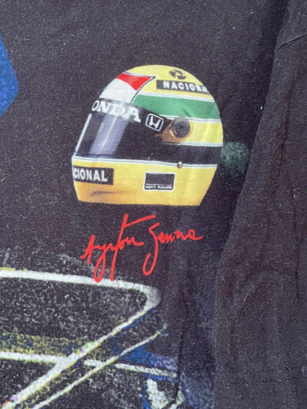 Vintage Vintage Ayrton Senna Foundation Full Print Size US M / EU 48-50 / 2 - 7 Thumbnail
