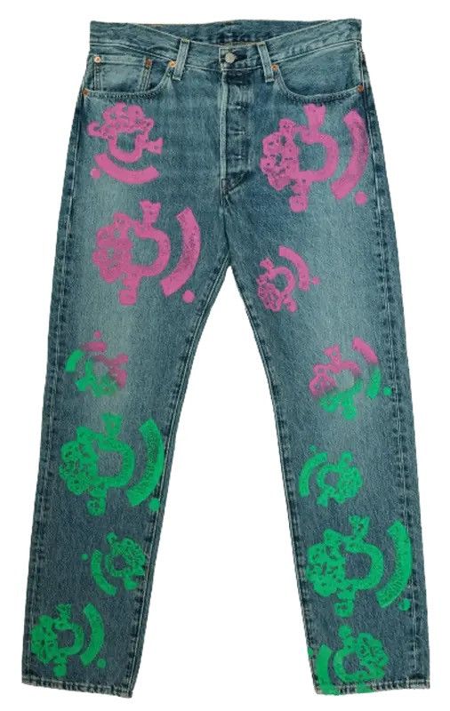 (B).Stroy × DENIM TEARS Denim Tears (b)story Denim Size US 32 / EU 48 - 1 Thumbnail