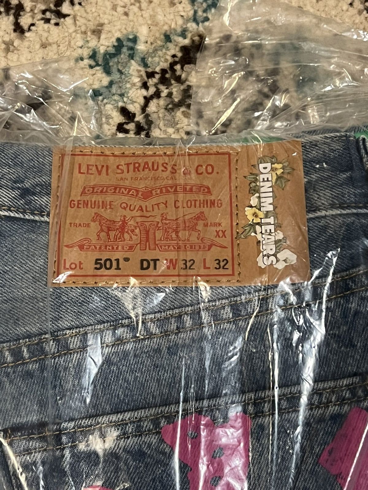 (B).Stroy × DENIM TEARS Denim Tears (b)story Denim Size US 32 / EU 48 - 4 Thumbnail