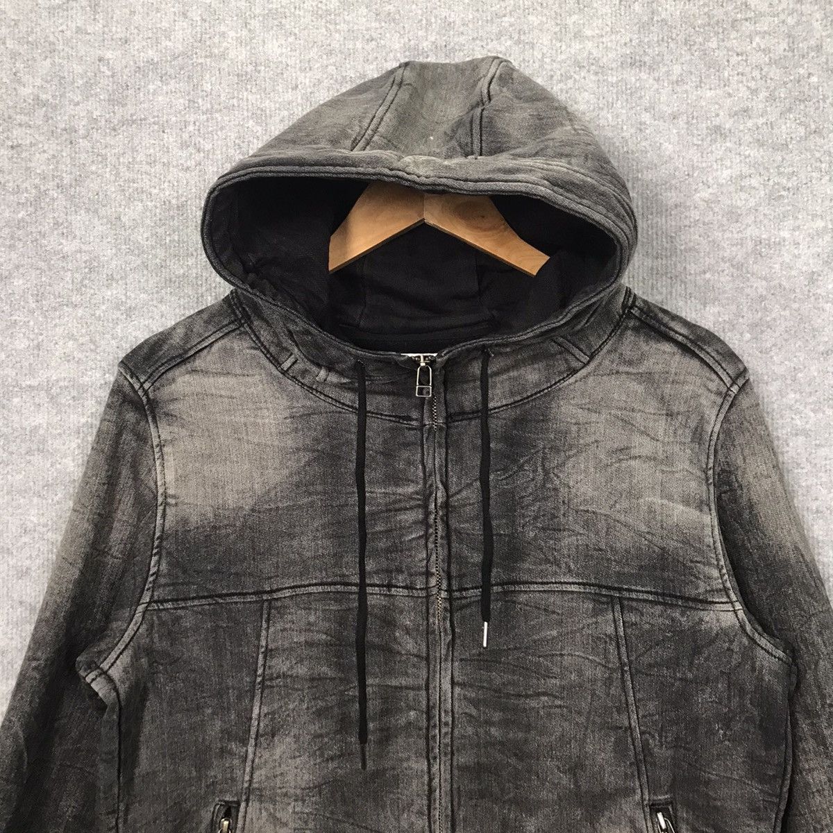 Japanese Brand Rattletrap Black Faded Punk Red Skull Fullover Hoodies Size US M / EU 48-50 / 2 - 4 Thumbnail