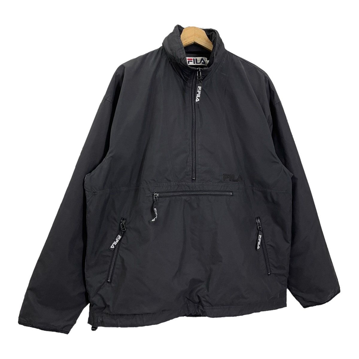 Fila × Japanese Brand × Vintage Vintage Fila Halfzip Jacket Size US M / EU 48-50 / 2 - 2 Thumbnail
