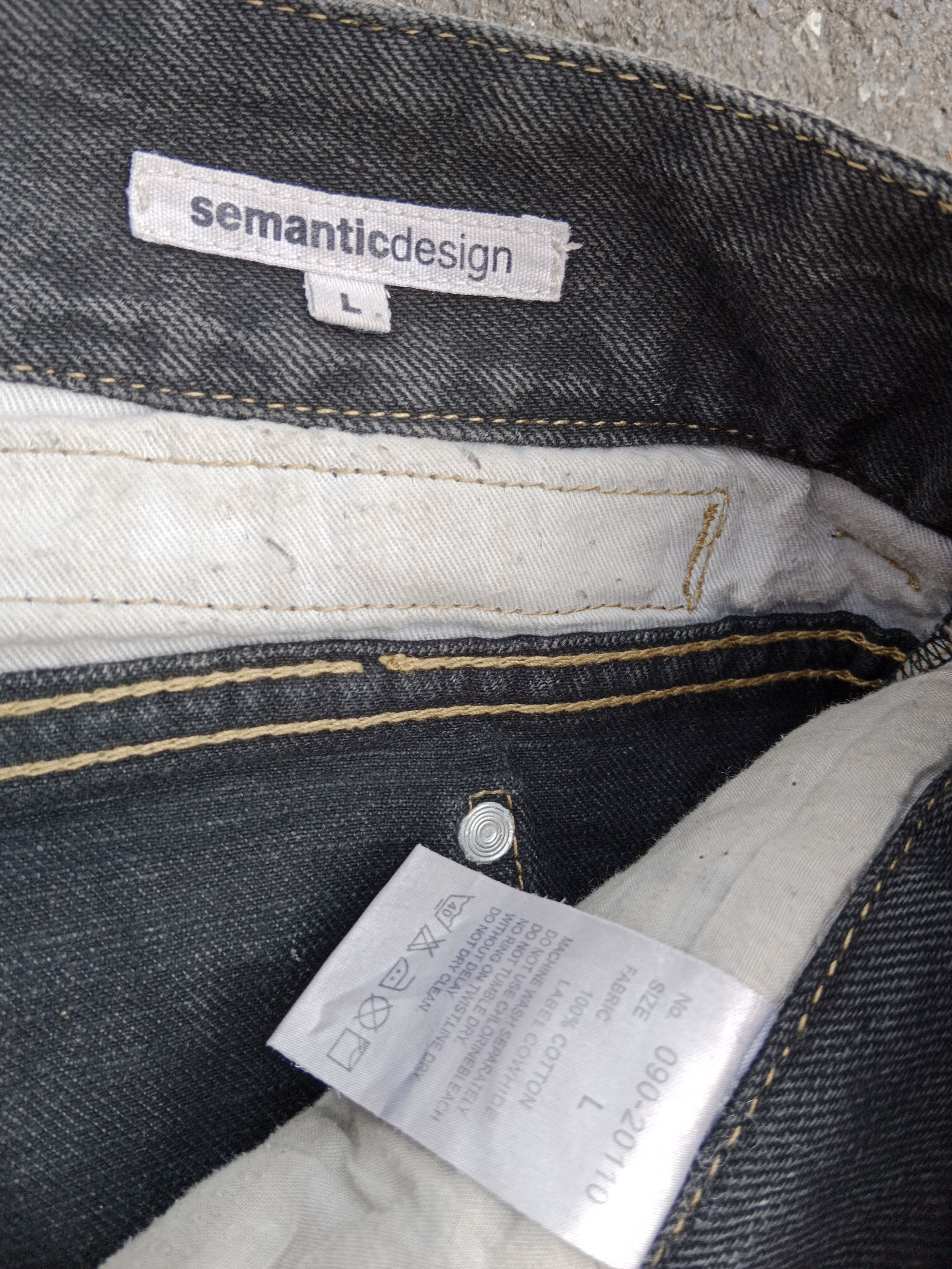 Japanese Brand Semantic Design MultiZipper Flare Jeans Size US 32 / EU 48 - 8 Thumbnail