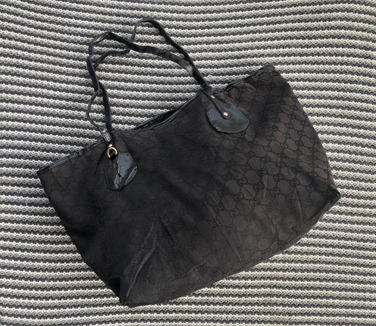 Gucci monogram canvas tote bag