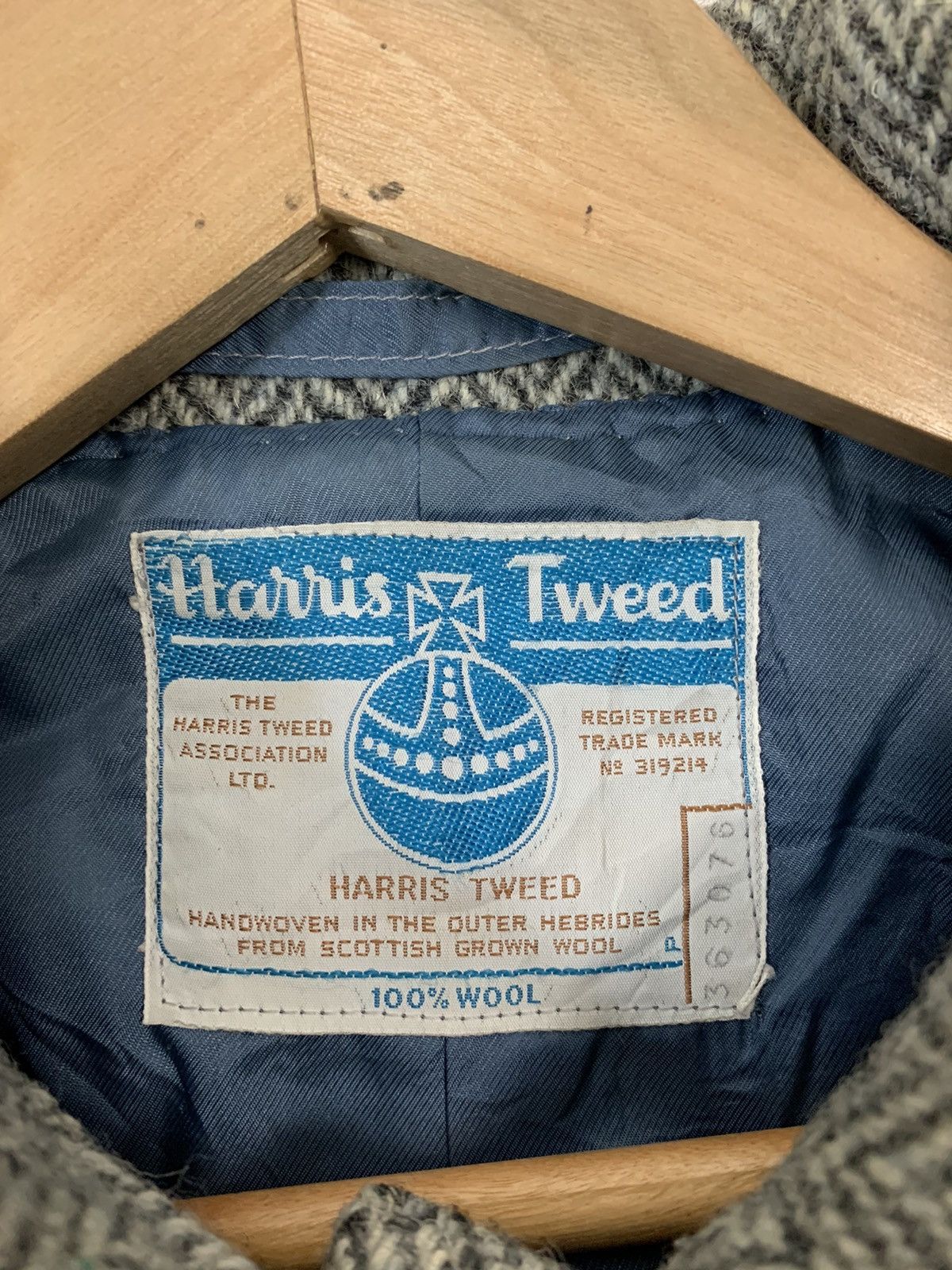 Harris Tweed Vintage 60’ Harris Tweed Wool Coat Size M / US 6-8 / IT 42-44 - 9 Thumbnail