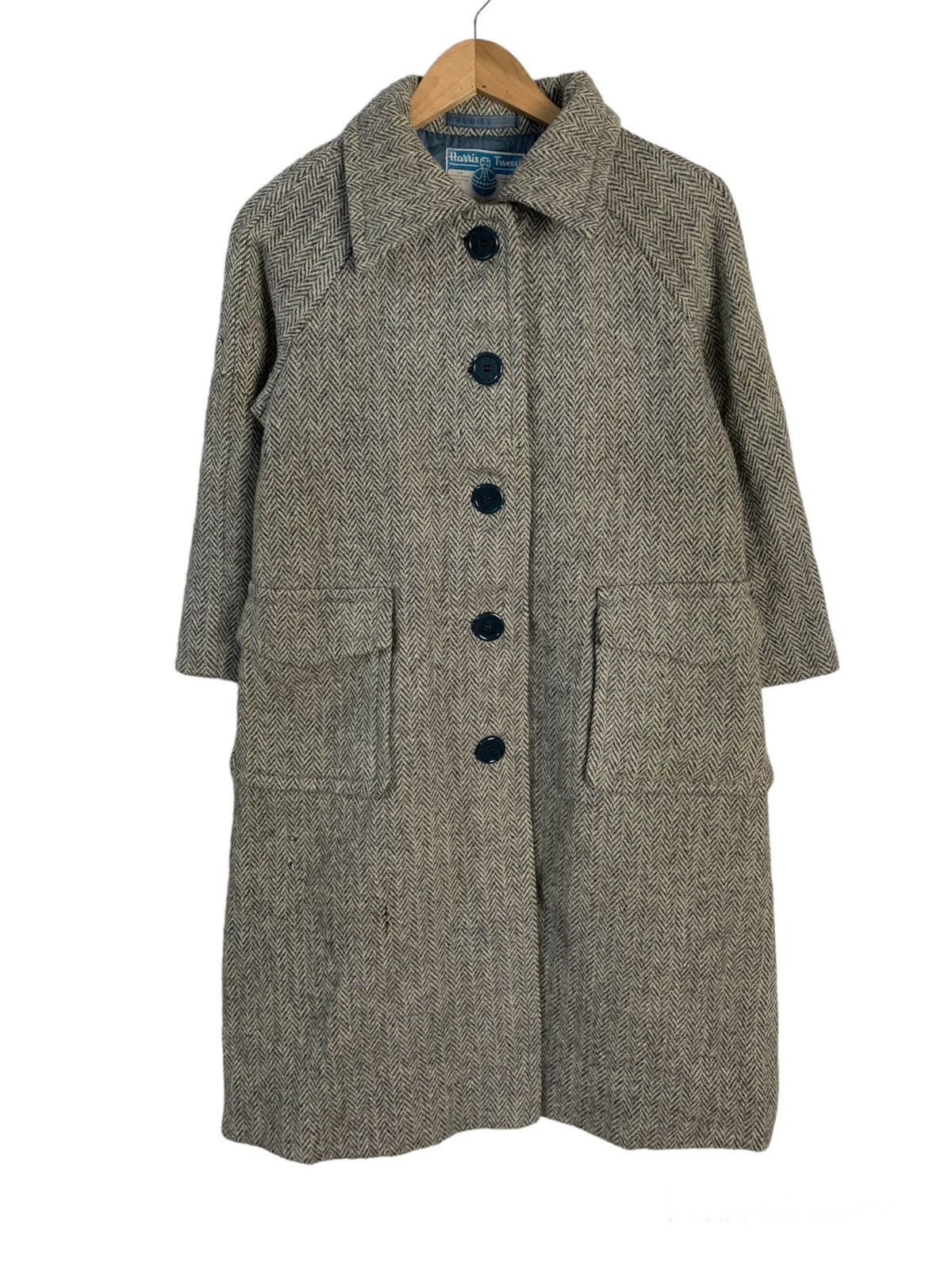 Harris Tweed Vintage 60’ Harris Tweed Wool Coat Size M / US 6-8 / IT 42-44 - 1 Thumbnail