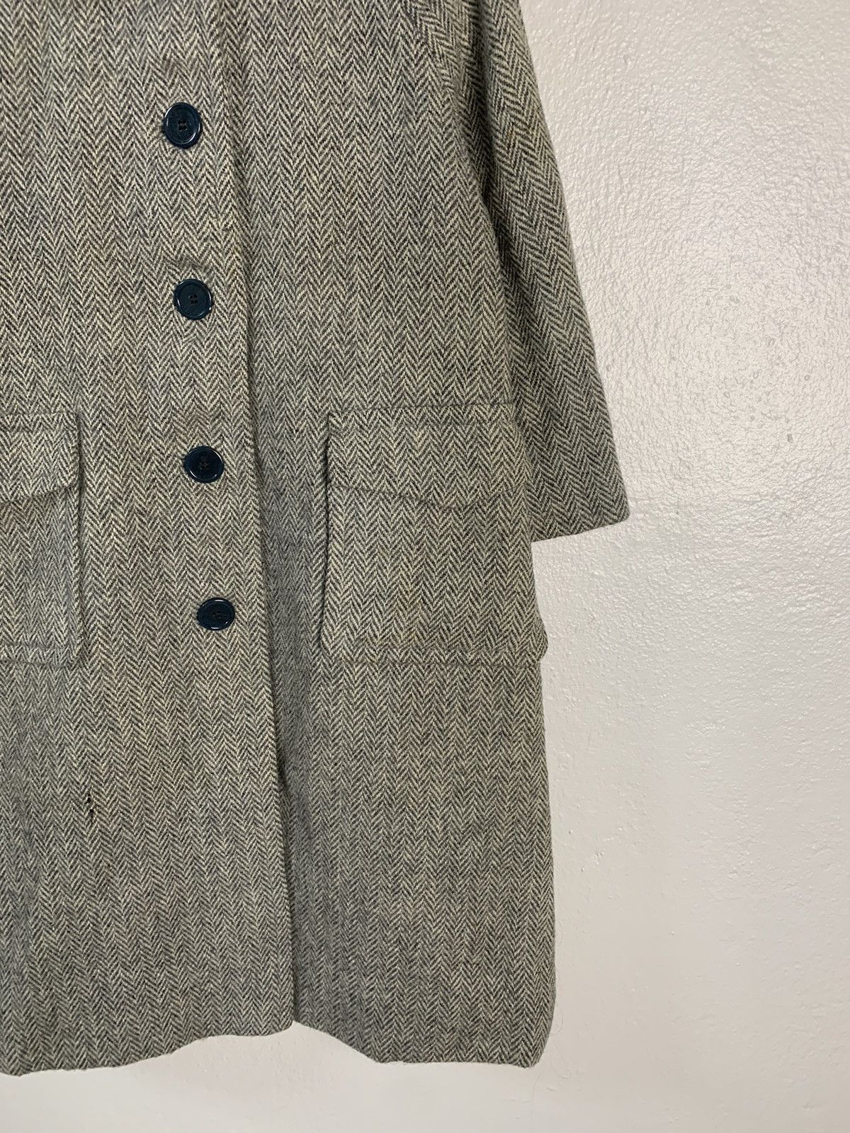 Harris Tweed Vintage 60’ Harris Tweed Wool Coat Size M / US 6-8 / IT 42-44 - 2 Thumbnail