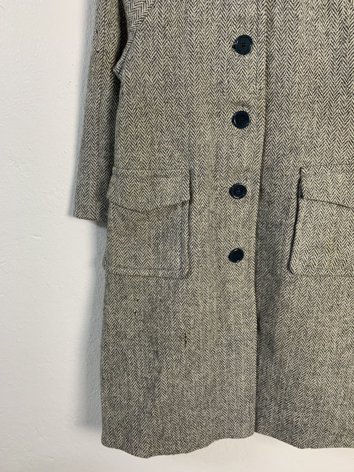 Harris Tweed Vintage 60’ Harris Tweed Wool Coat Size M / US 6-8 / IT 42-44 - 3 Thumbnail