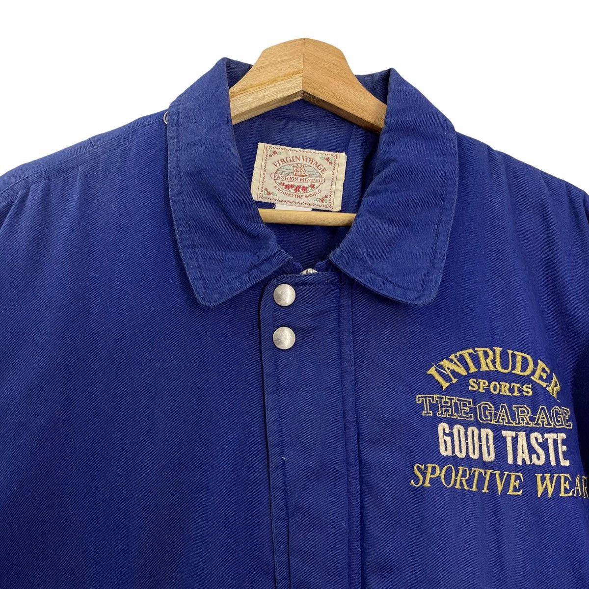 Japanese Brand Vintage Virgin Voyage Varsity Jacket Size US M / EU 48-50 / 2 - 4 Thumbnail