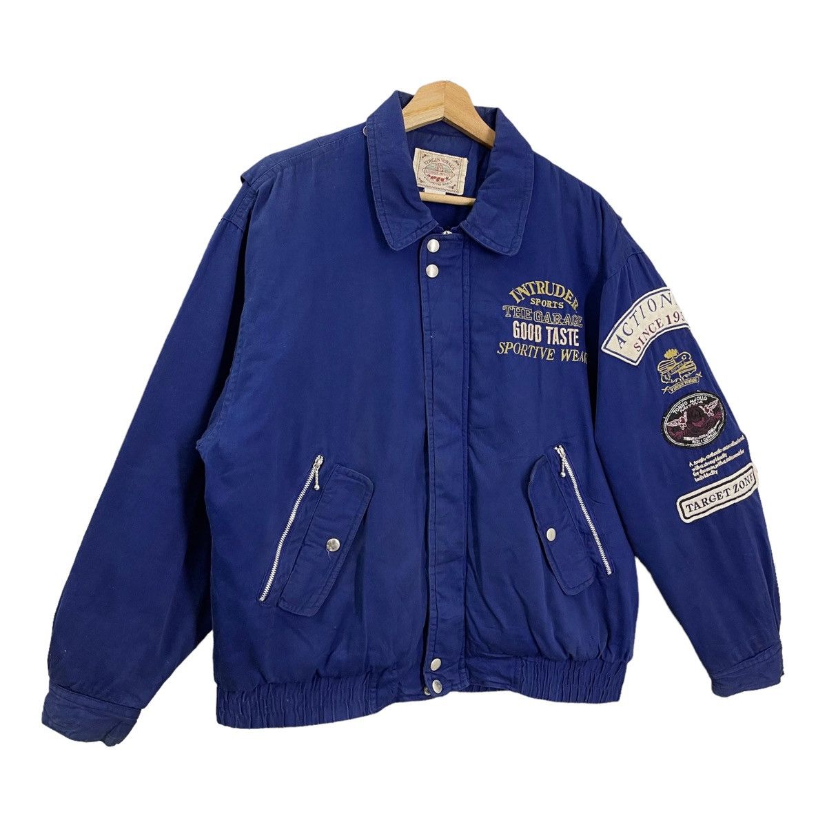 Japanese Brand Vintage Virgin Voyage Varsity Jacket Size US M / EU 48-50 / 2 - 2 Thumbnail