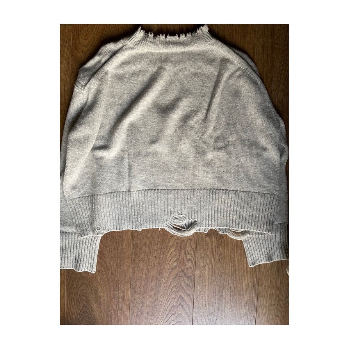Helmut Lang Helmut Lang distressed knit sweater Size US L / EU 52-54 / 3 - 2 Thumbnail