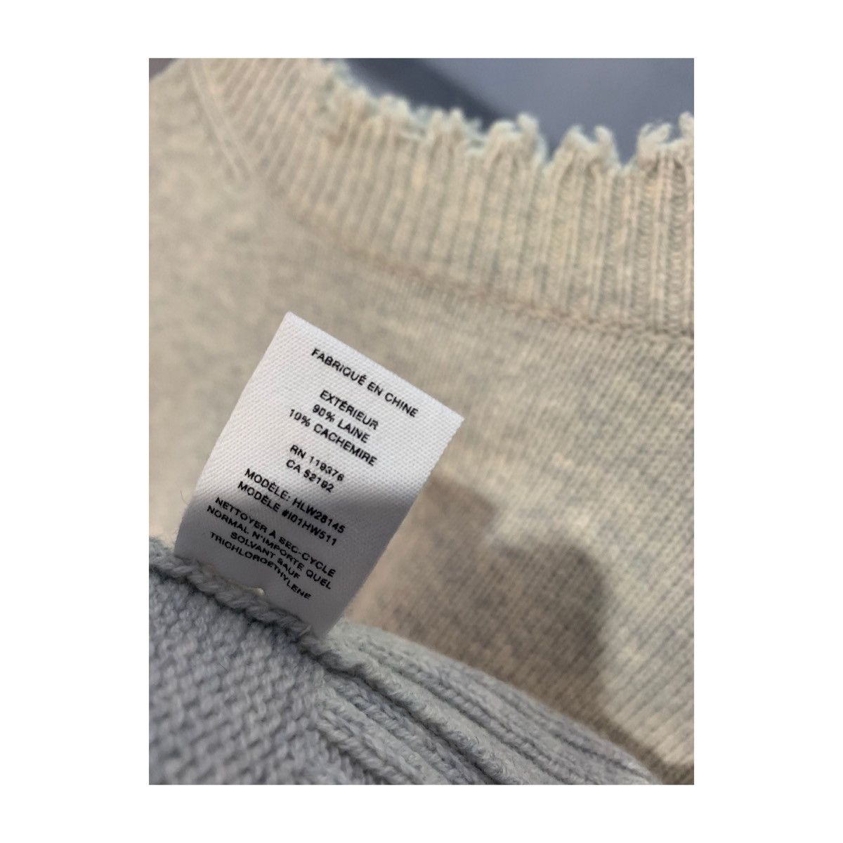 Helmut Lang Helmut Lang distressed knit sweater Size US L / EU 52-54 / 3 - 6 Thumbnail