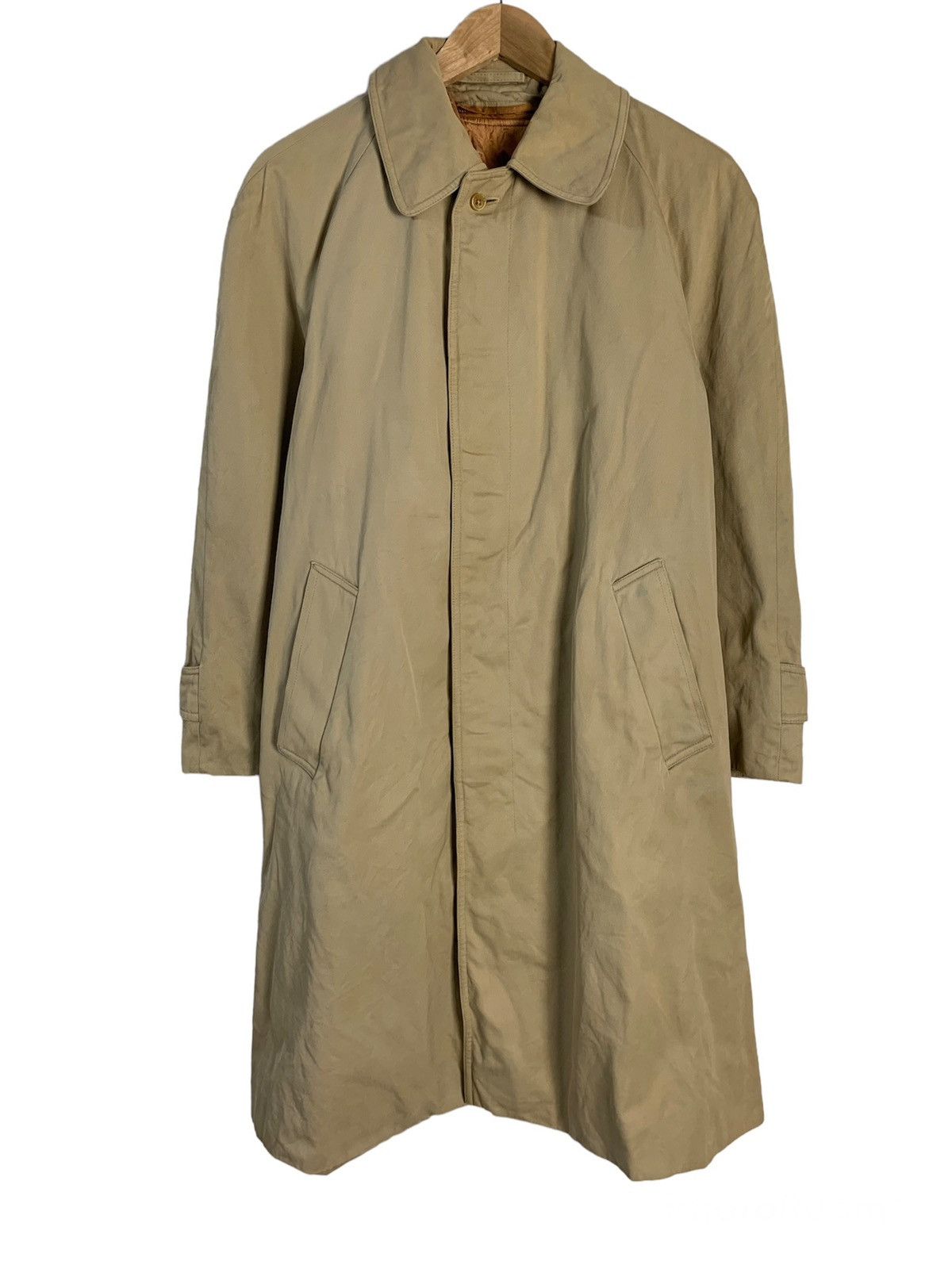 image of Aquascutum Overcoat in Brown, Men's (Size Medium)