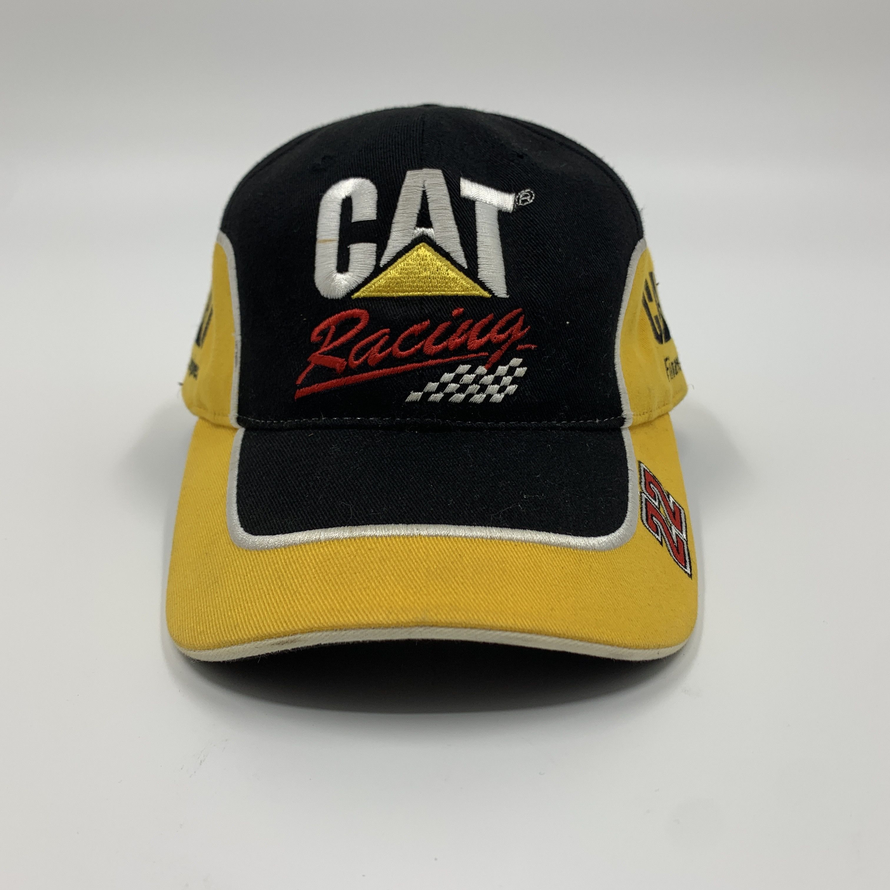 Caterpillar × NASCAR × Vintage Caterpillar racing NASCAR bill davis hat ...