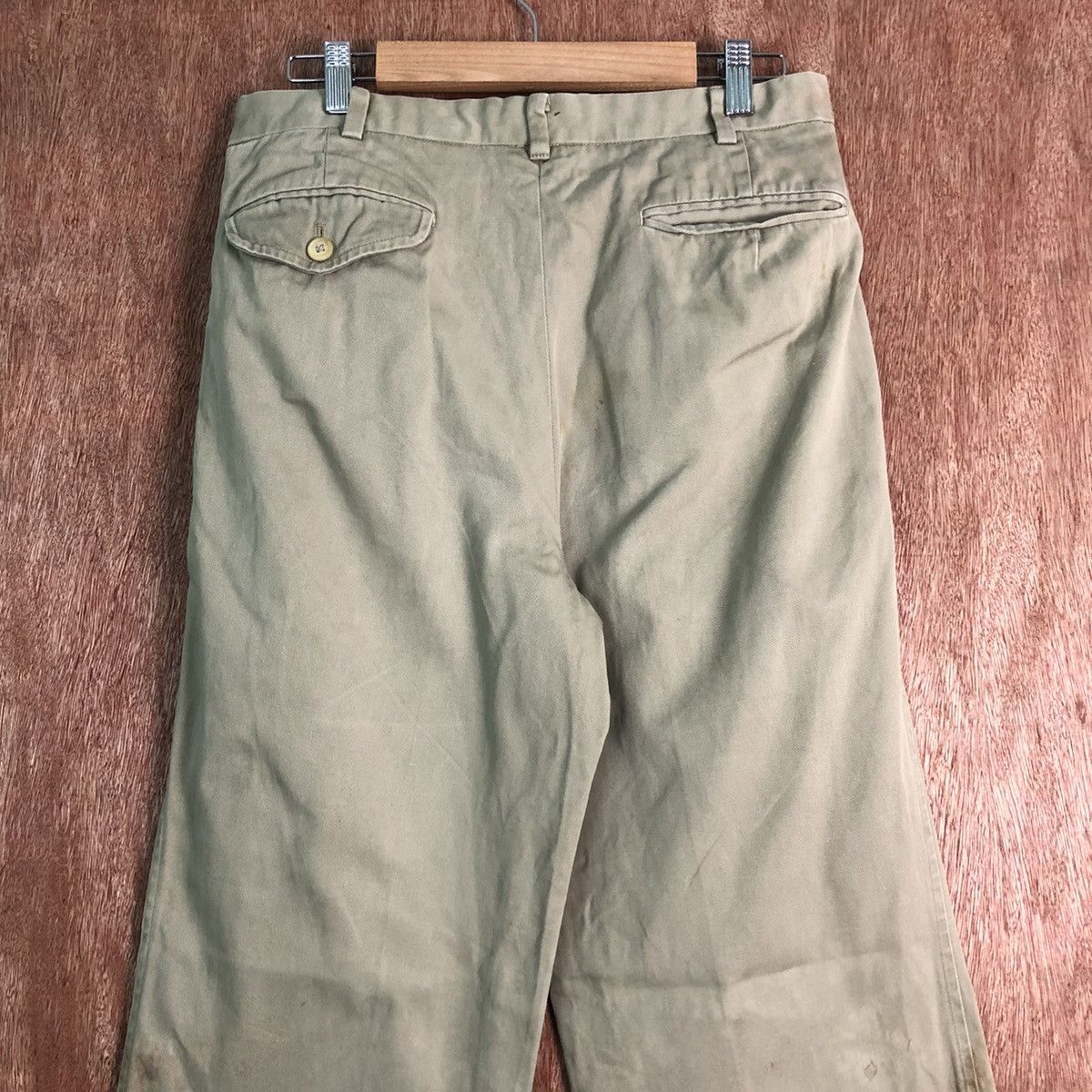 Polo Ralph Lauren DLL Polo Ralph Lauren Brown casual Pants #c152 Size US 28 / EU 44 - 9 Thumbnail