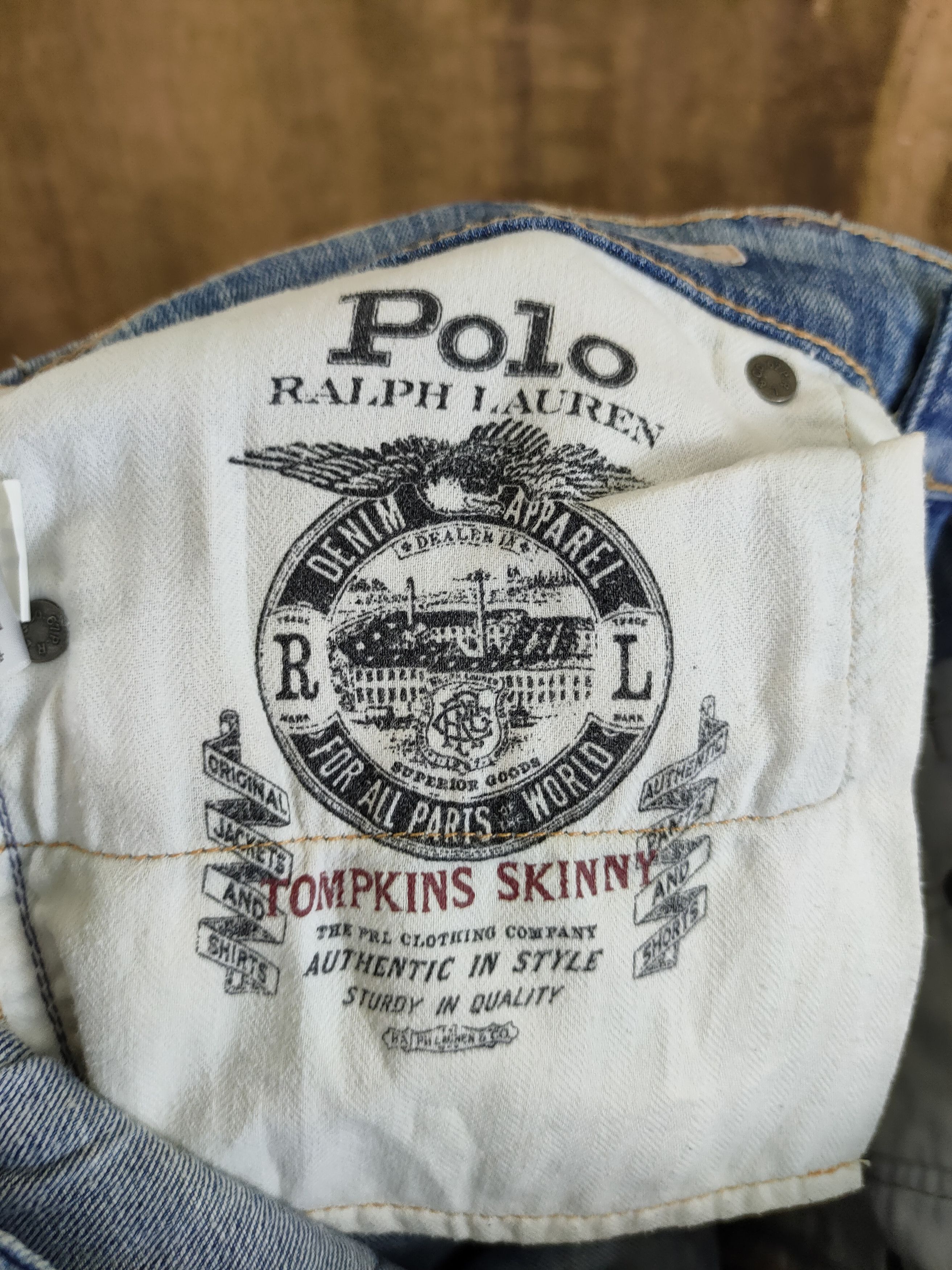 Polo Ralph Lauren D Polo Ralph lauren Tompskin skinny distressed denim #46-901 Size US 30 / EU 46 - 13 Thumbnail