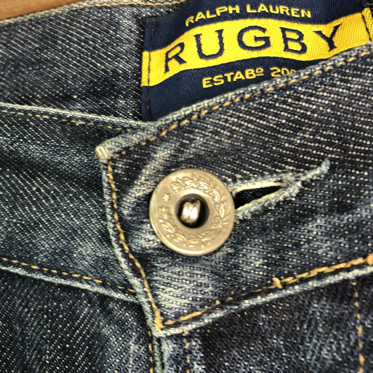 Rugby Ralph Lauren DLL Ralph Lauren Rugby Dark Blue Denim Jeans Pants #C244 Size US 31 - 4 Thumbnail
