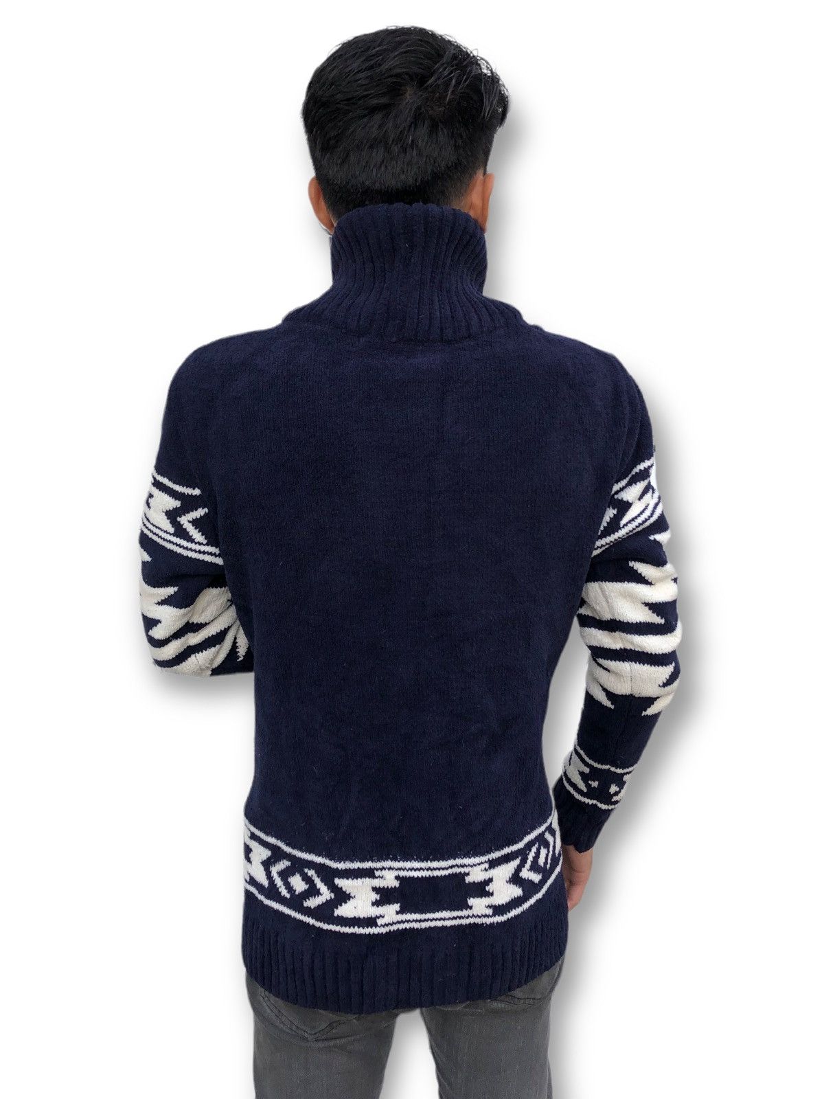 Aran Isles Knitwear 🔥Vintage Sucka Clothing Native/Navajo Knitwear Button Jacket Size US L / EU 52-54 / 3 - 6 Thumbnail