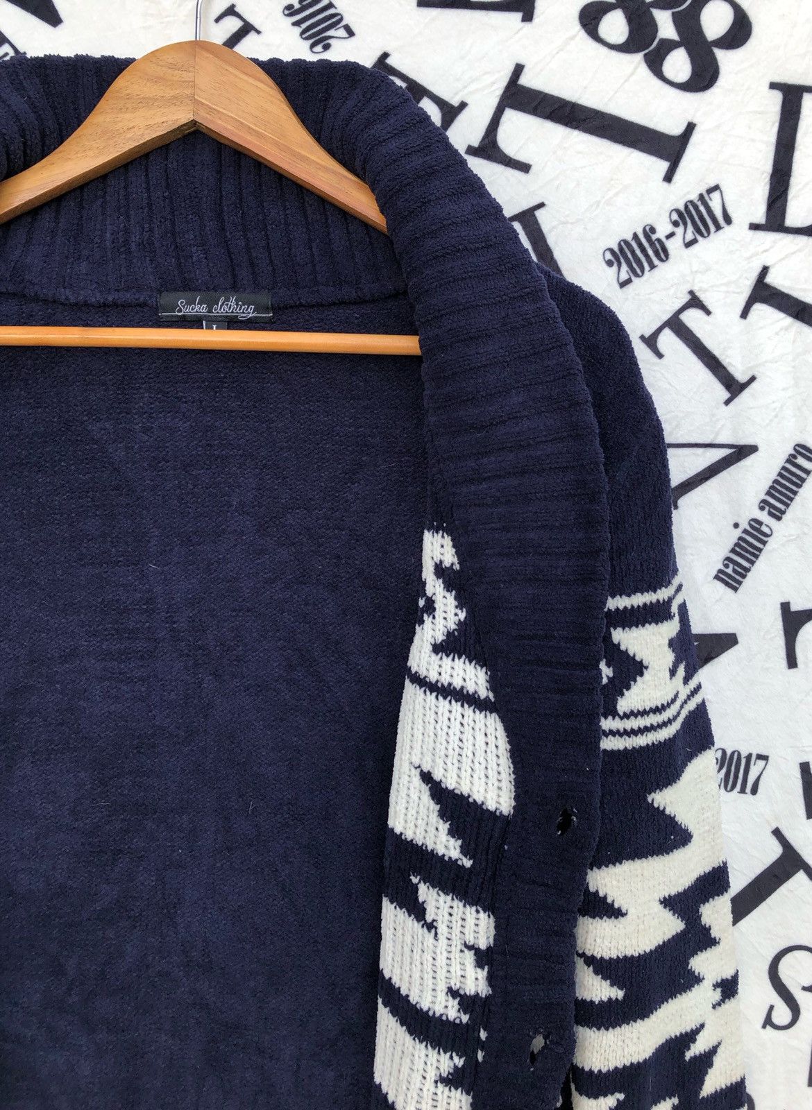 Aran Isles Knitwear 🔥Vintage Sucka Clothing Native/Navajo Knitwear Button Jacket Size US L / EU 52-54 / 3 - 14 Thumbnail