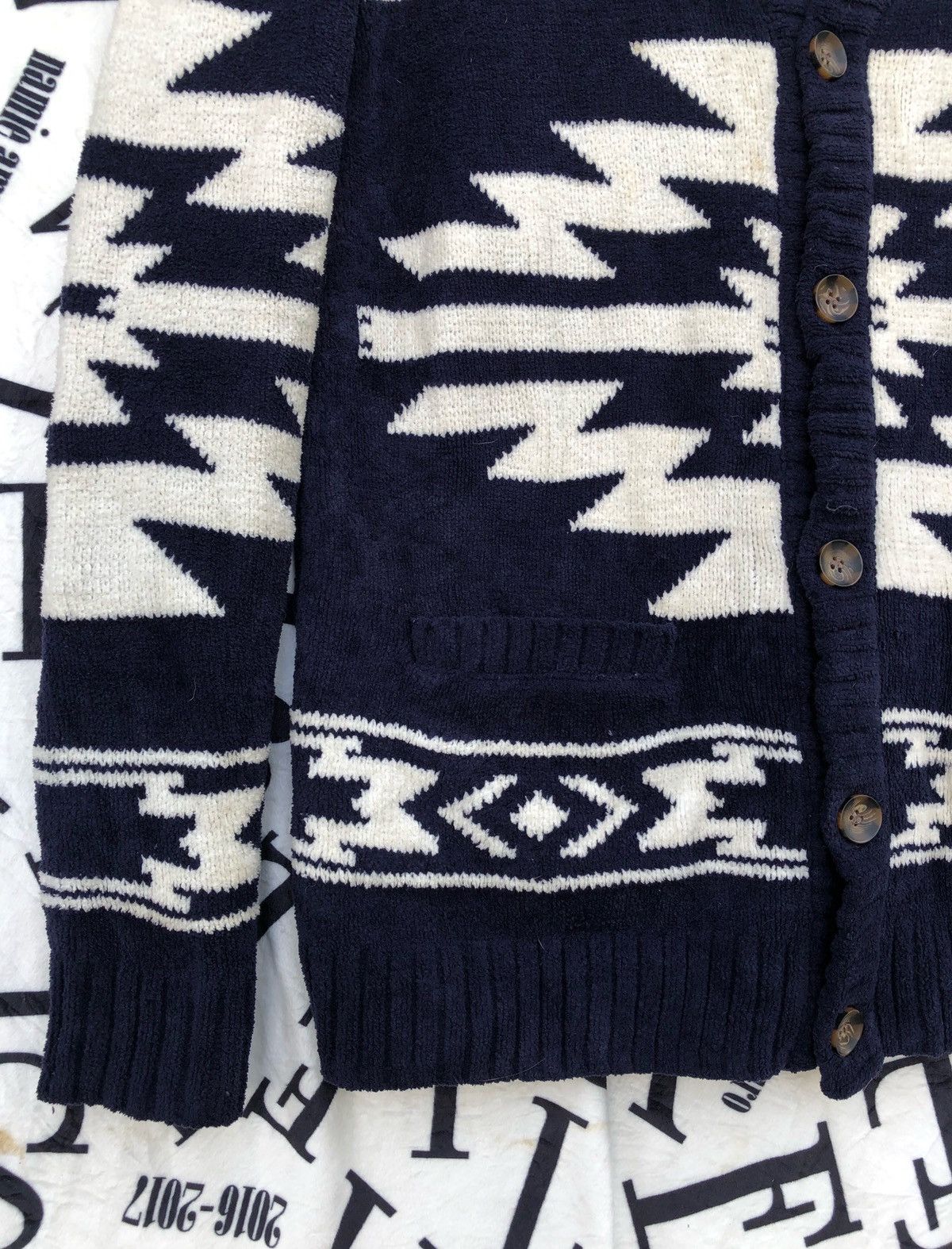 Aran Isles Knitwear 🔥Vintage Sucka Clothing Native/Navajo Knitwear Button Jacket Size US L / EU 52-54 / 3 - 15 Thumbnail