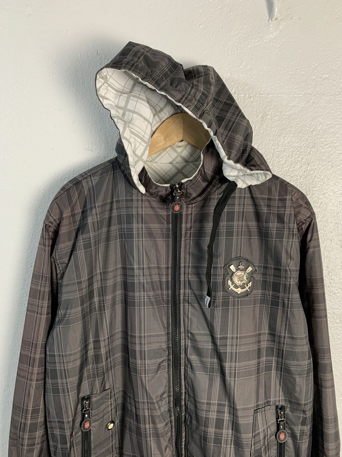 Japanese Brand Corinthians Paulista Reversible Big Logo Jacket Size US M / EU 48-50 / 2 - 11 Thumbnail