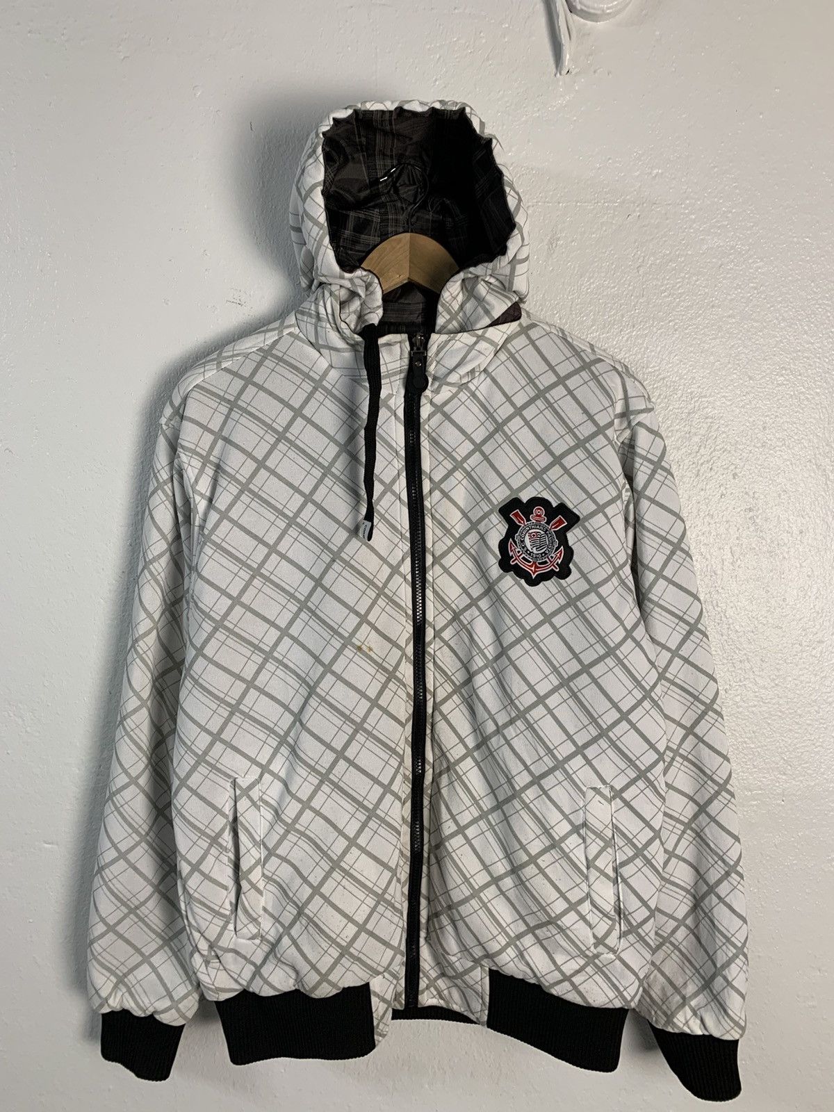 Japanese Brand Corinthians Paulista Reversible Big Logo Jacket Size US M / EU 48-50 / 2 - 5 Thumbnail