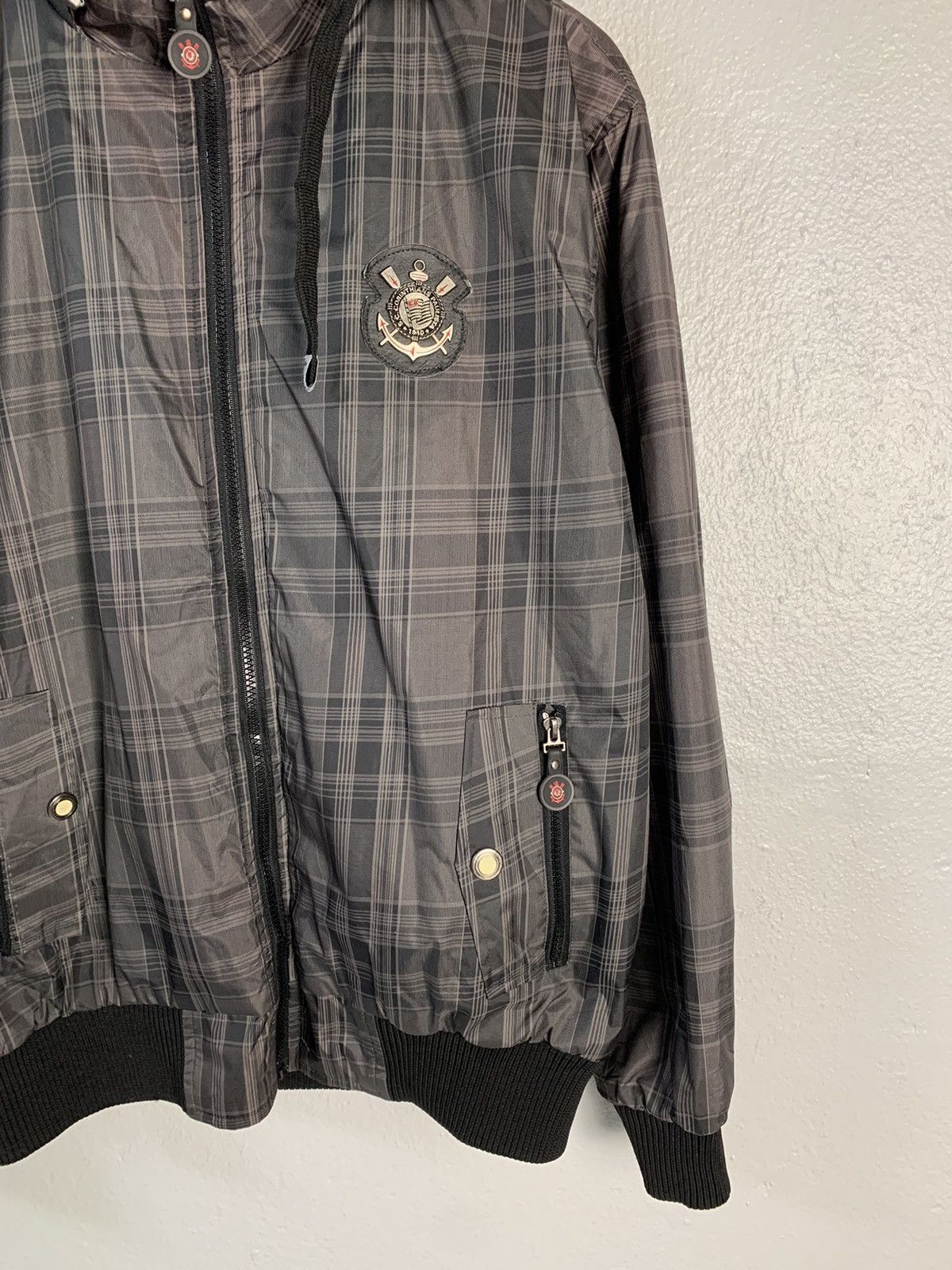 Japanese Brand Corinthians Paulista Reversible Big Logo Jacket Size US M / EU 48-50 / 2 - 9 Thumbnail