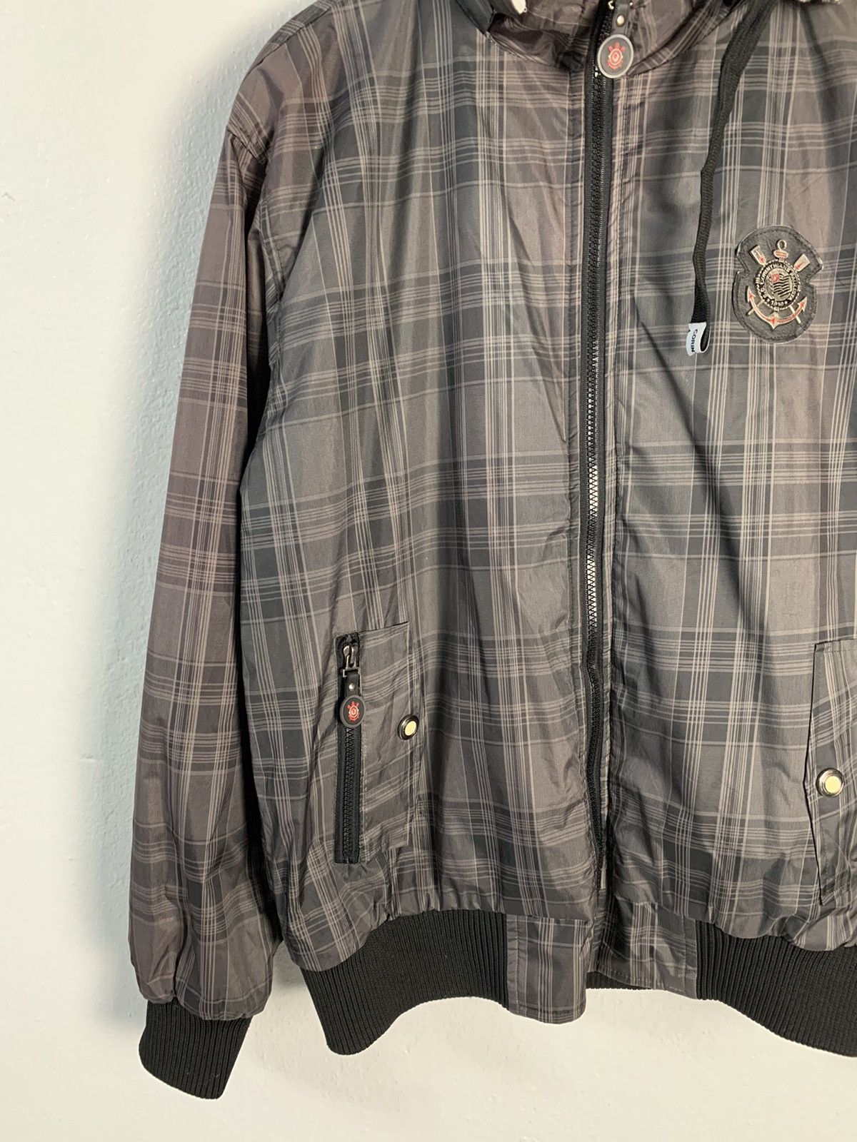 Japanese Brand Corinthians Paulista Reversible Big Logo Jacket Size US M / EU 48-50 / 2 - 10 Thumbnail