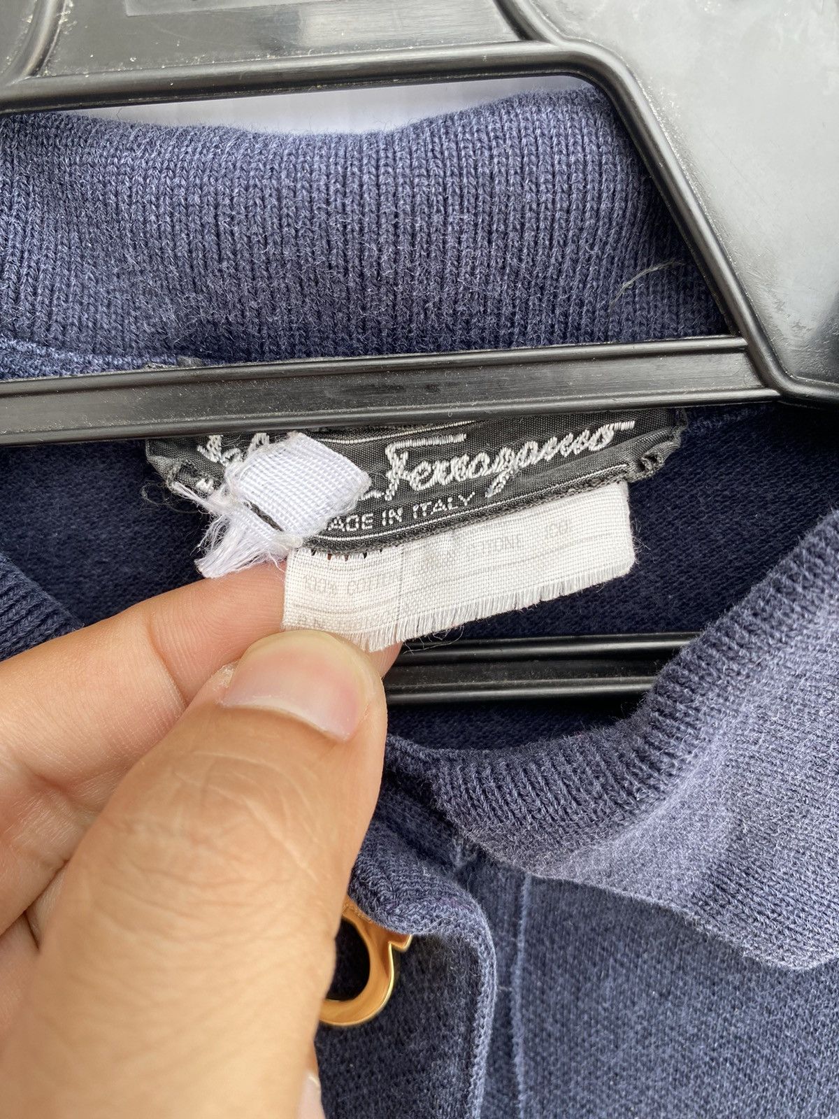 Salvatore Ferragamo SALVATORE FERRAGAMO golden button logo longsleeve shirt Size US M / EU 48-50 / 2 - 6 Thumbnail