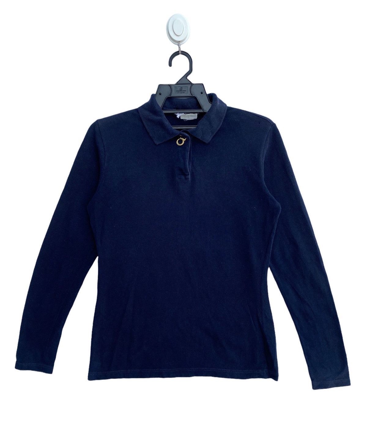 Salvatore Ferragamo SALVATORE FERRAGAMO golden button logo longsleeve shirt Size US M / EU 48-50 / 2 - 1 Thumbnail