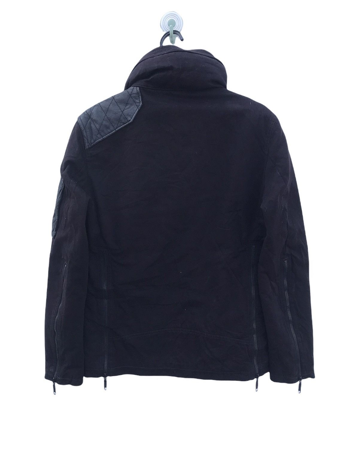 Katharine Hamnett London Katherine Hamnett trim with leather wool jacket Size US L / EU 52-54 / 3 - 5 Thumbnail