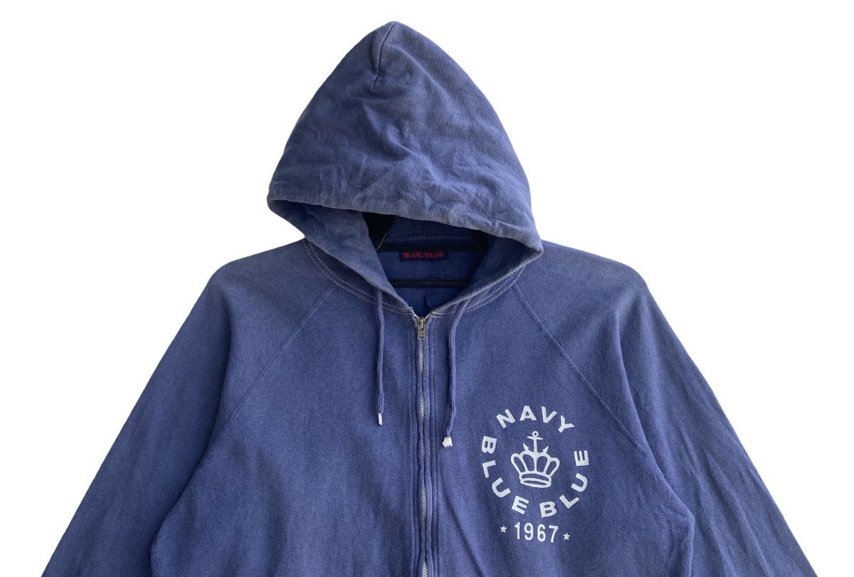 Blue Blue Japan × Vintage Navy by Blue Blue Japan hoodie zipper sweater jacket Size US M / EU 48-50 / 2 - 3 Thumbnail