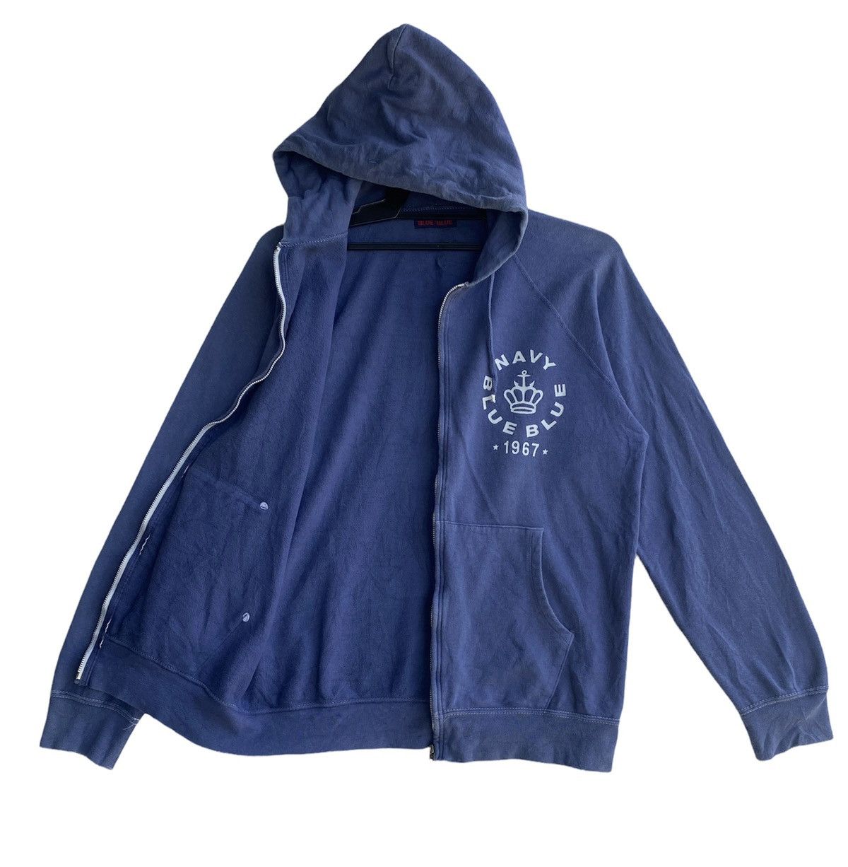 Blue Blue Japan × Vintage Navy by Blue Blue Japan hoodie zipper sweater jacket Size US M / EU 48-50 / 2 - 2 Thumbnail
