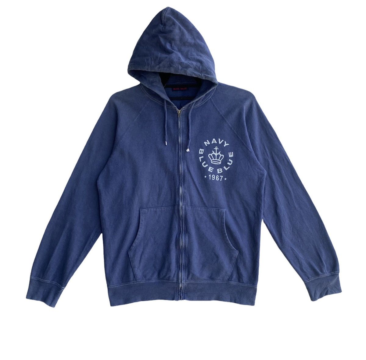 Blue Blue Japan × Vintage Navy by Blue Blue Japan hoodie zipper sweater jacket Size US M / EU 48-50 / 2 - 1 Thumbnail