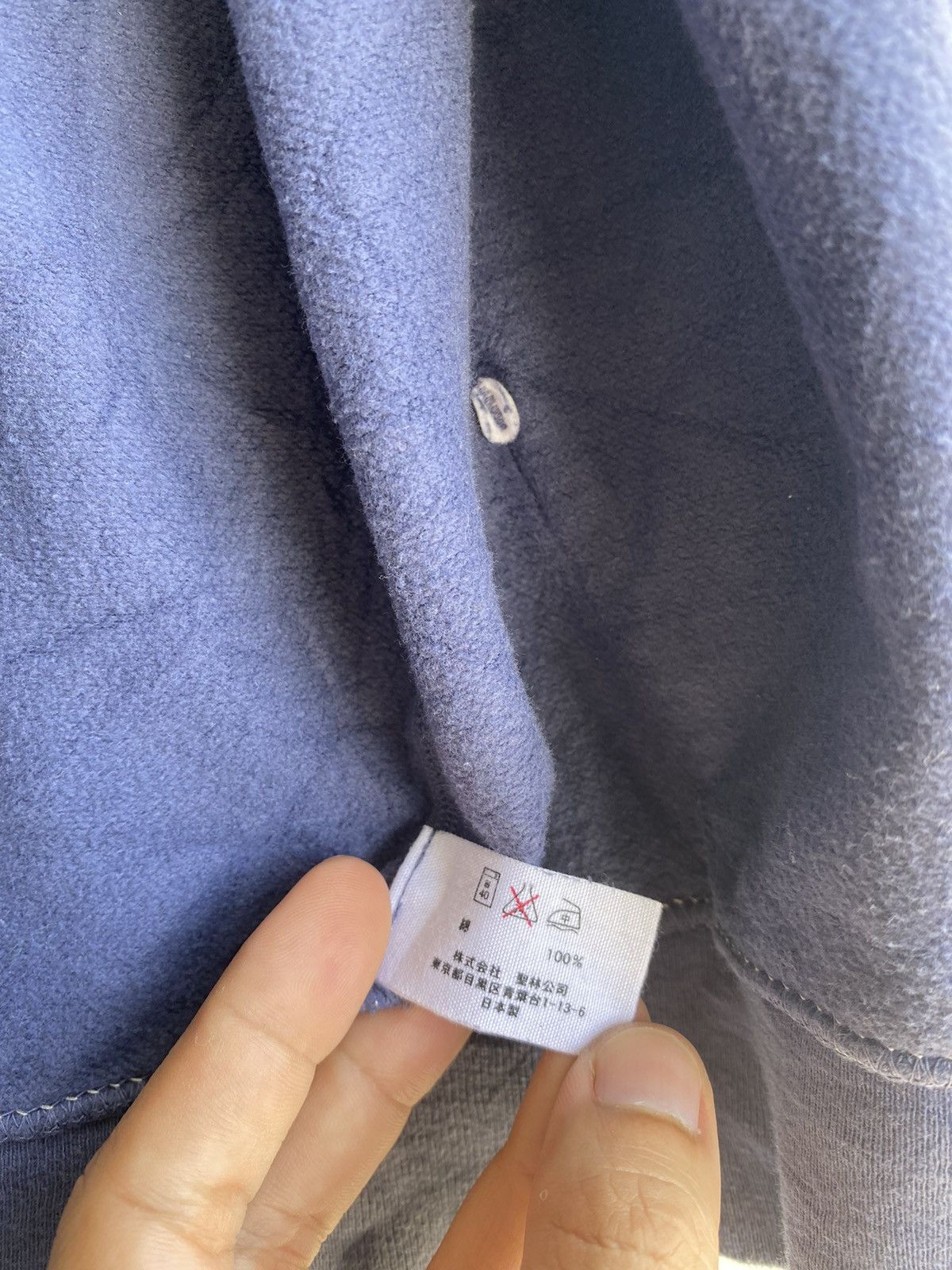 Blue Blue Japan × Vintage Navy by Blue Blue Japan hoodie zipper sweater jacket Size US M / EU 48-50 / 2 - 8 Thumbnail