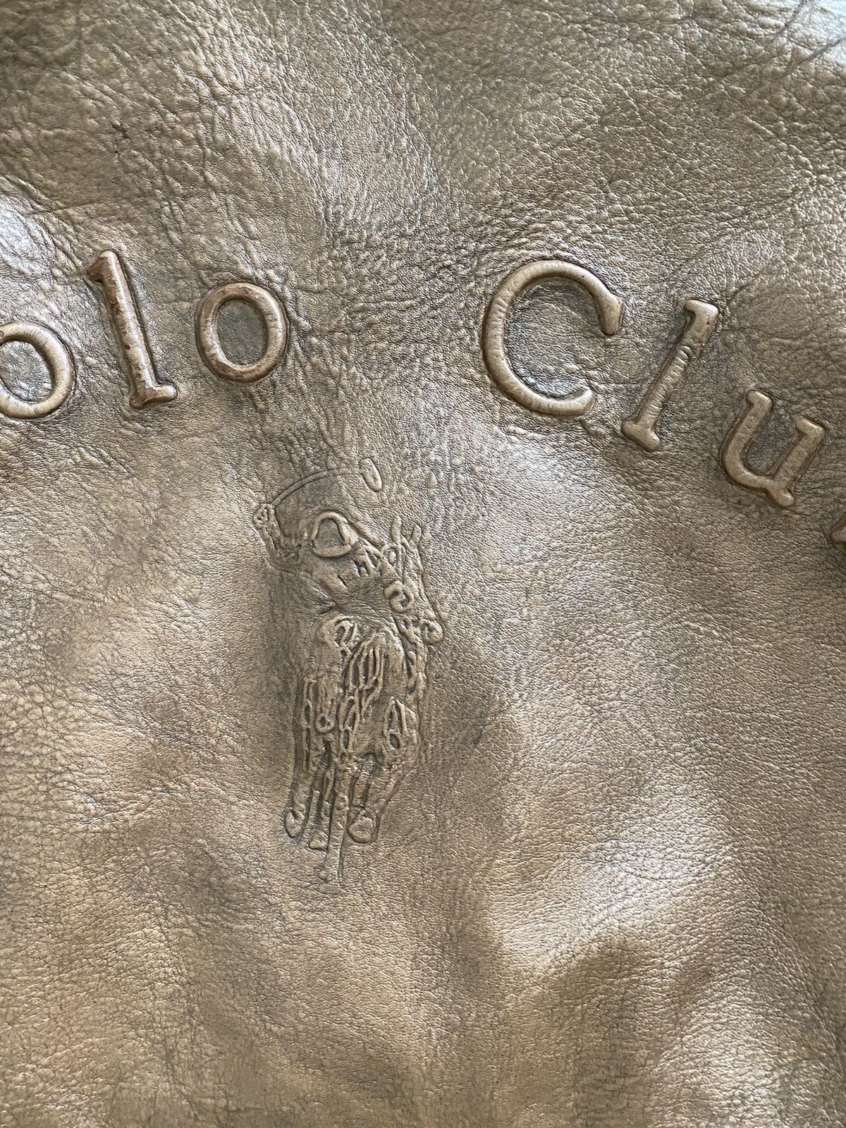 Other A$AP ROCKY Polo Club Spellout Flight Bomber Leather Jacket Size US L / EU 52-54 / 3 - 22 Thumbnail