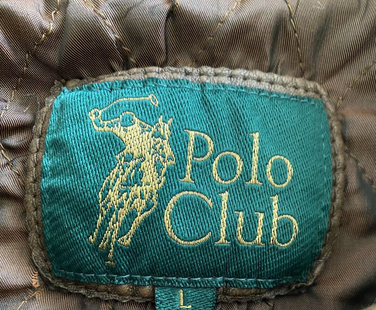 Other A$AP ROCKY Polo Club Spellout Flight Bomber Leather Jacket Size US L / EU 52-54 / 3 - 19 Thumbnail