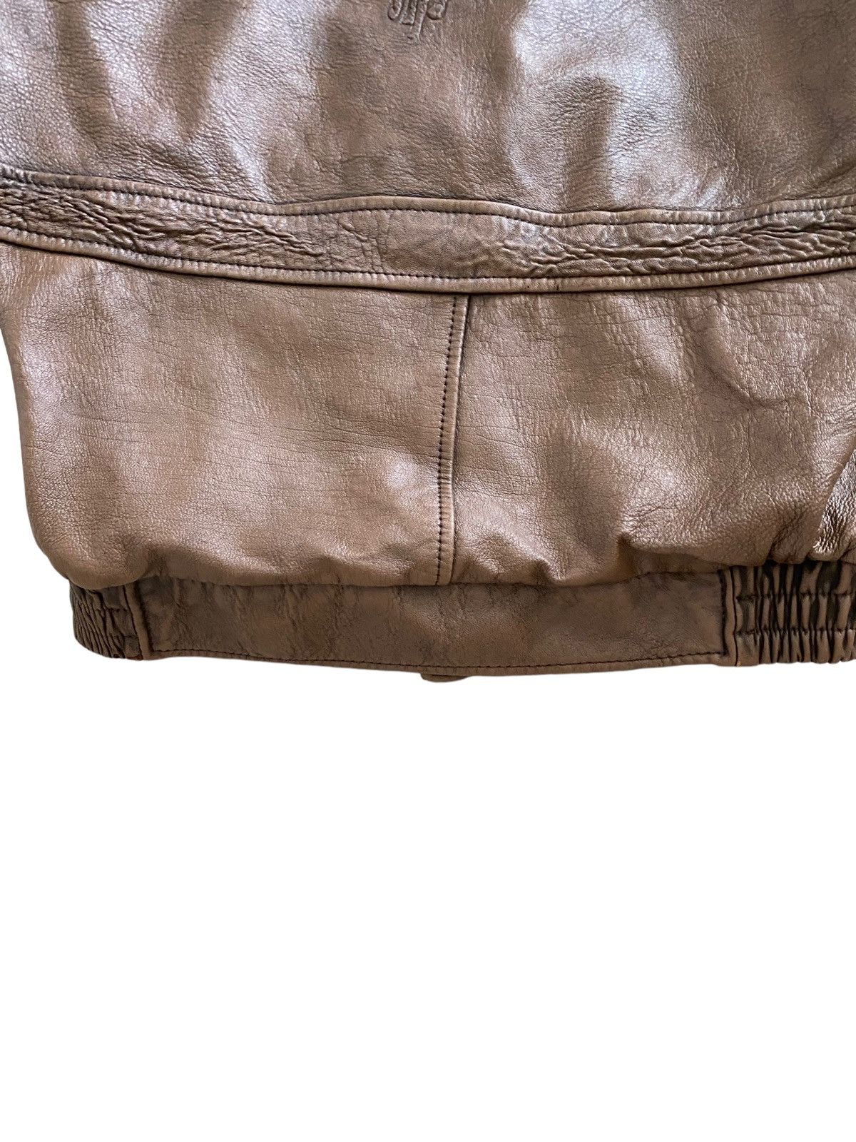 Other A$AP ROCKY Polo Club Spellout Flight Bomber Leather Jacket Size US L / EU 52-54 / 3 - 14 Thumbnail