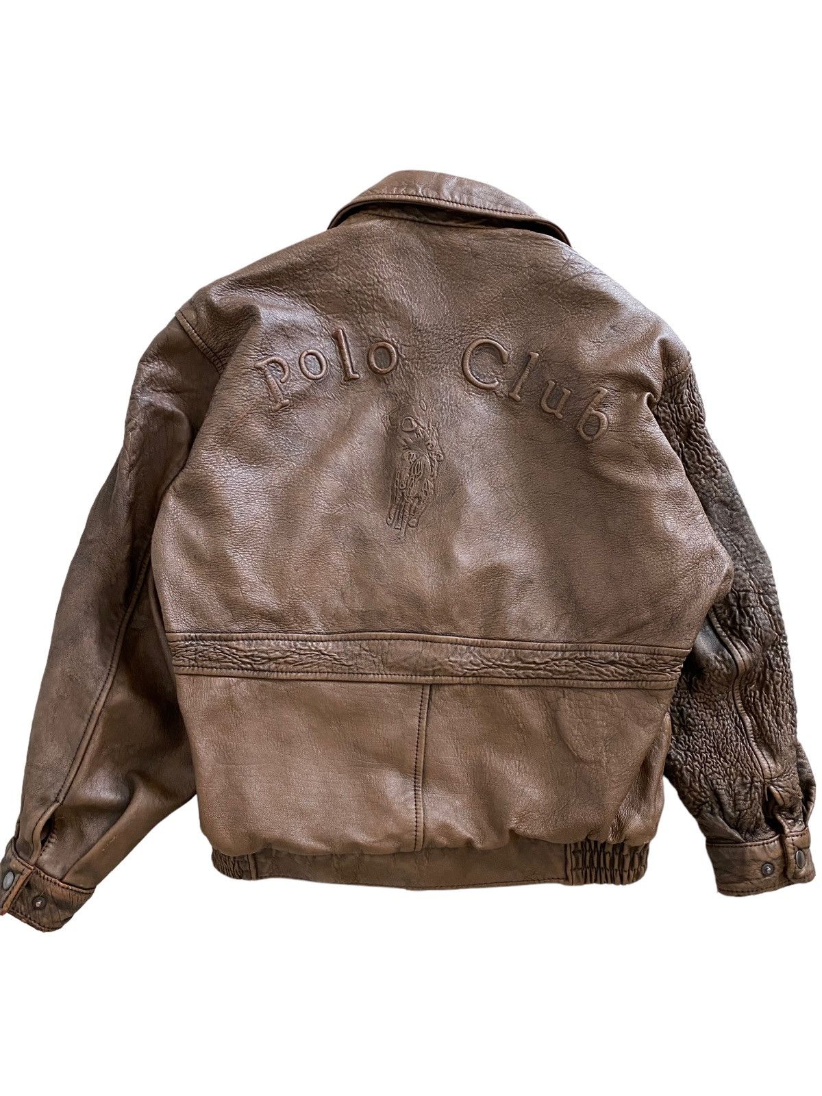 Other A$AP ROCKY Polo Club Spellout Flight Bomber Leather Jacket Size US L / EU 52-54 / 3 - 2 Thumbnail