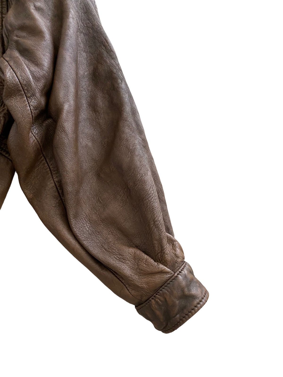 Other A$AP ROCKY Polo Club Spellout Flight Bomber Leather Jacket Size US L / EU 52-54 / 3 - 16 Thumbnail