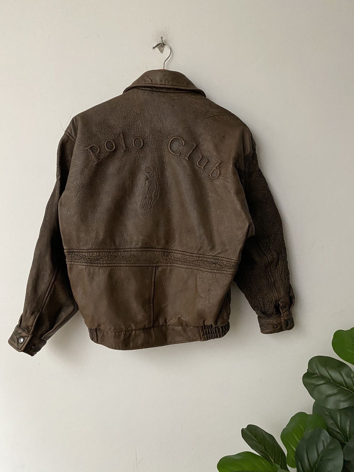 Other A$AP ROCKY Polo Club Spellout Flight Bomber Leather Jacket Size US L / EU 52-54 / 3 - 7 Thumbnail