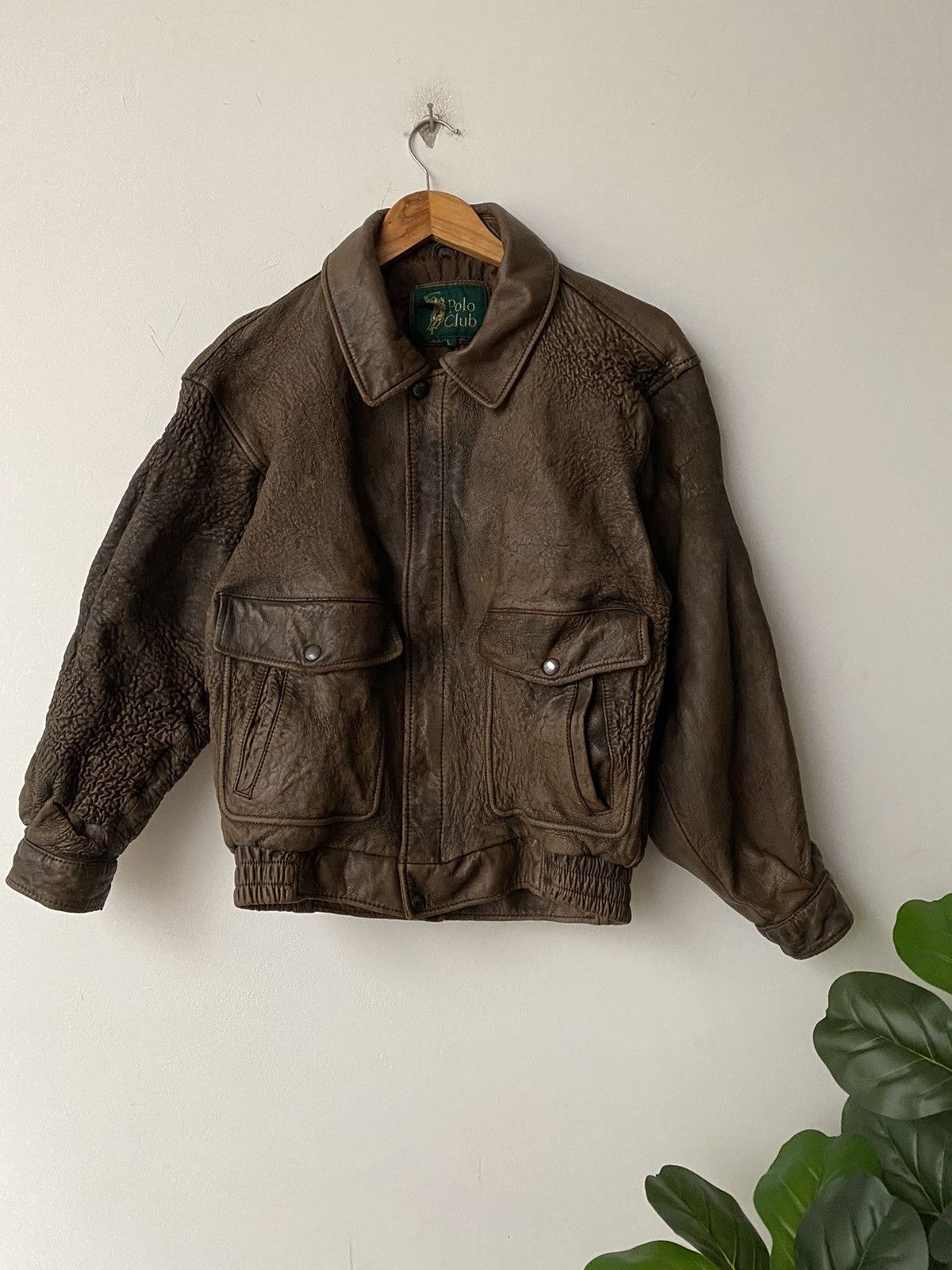 Other A$AP ROCKY Polo Club Spellout Flight Bomber Leather Jacket Size US L / EU 52-54 / 3 - 6 Thumbnail