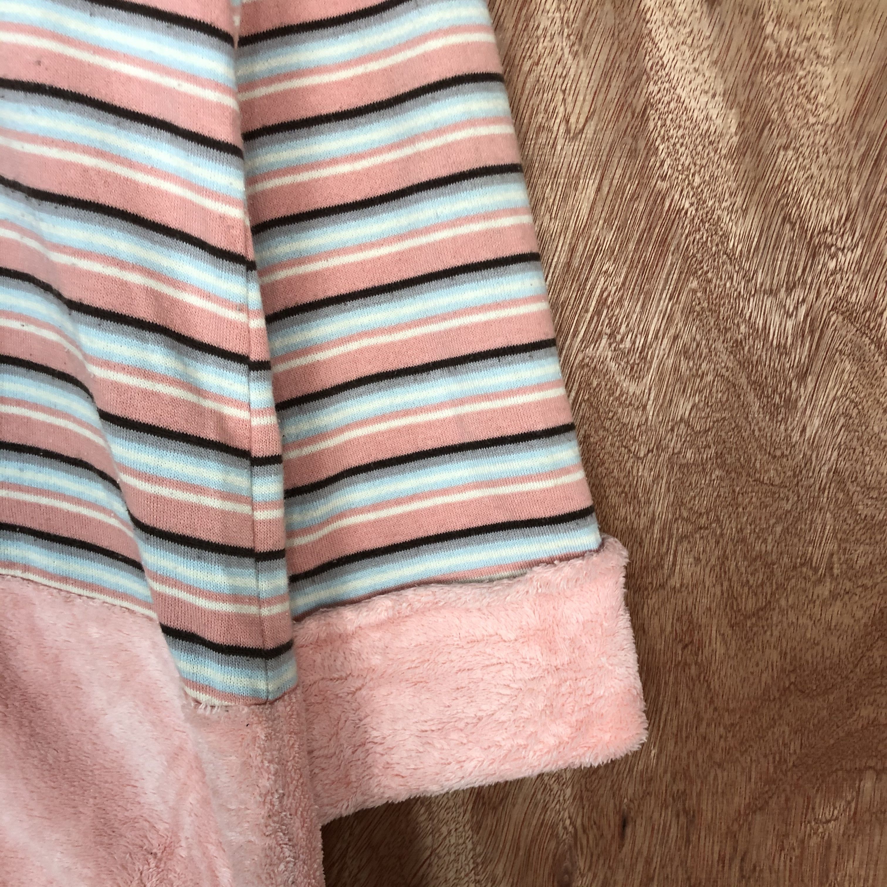 Japanese Brand × Kansai Yamamoto × Vintage Kansai Yamamoto Femme Pink stripe Sweatshirt #6144 Size M / US 6-8 / IT 42-44 - 5 Thumbnail