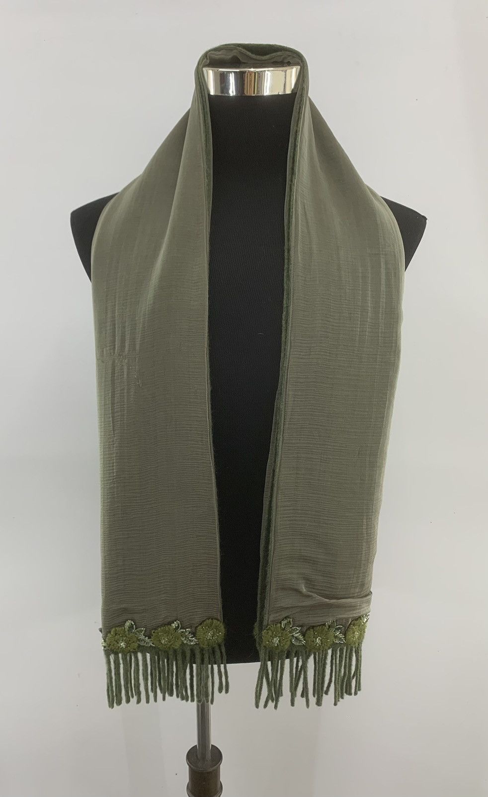 Bersi silk/wool scarf neck wear