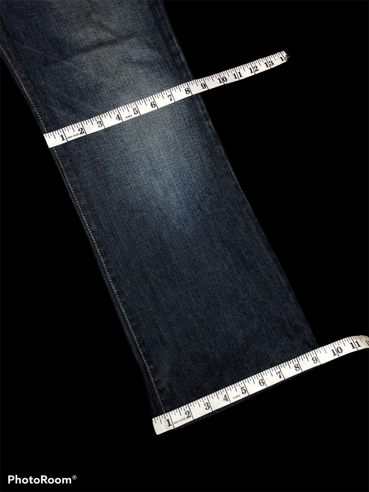 GAS FLARE GAS WASHED DISTRESSED JEANS Size US 30 / EU 46 - 9 Thumbnail