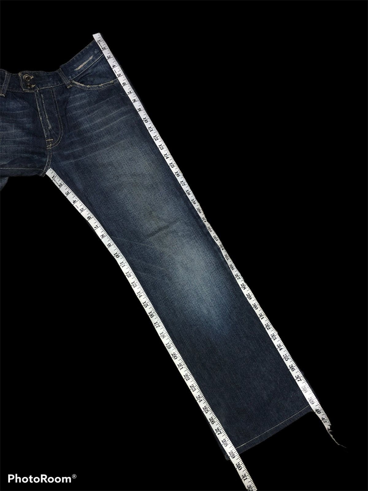 GAS FLARE GAS WASHED DISTRESSED JEANS Size US 30 / EU 46 - 10 Thumbnail