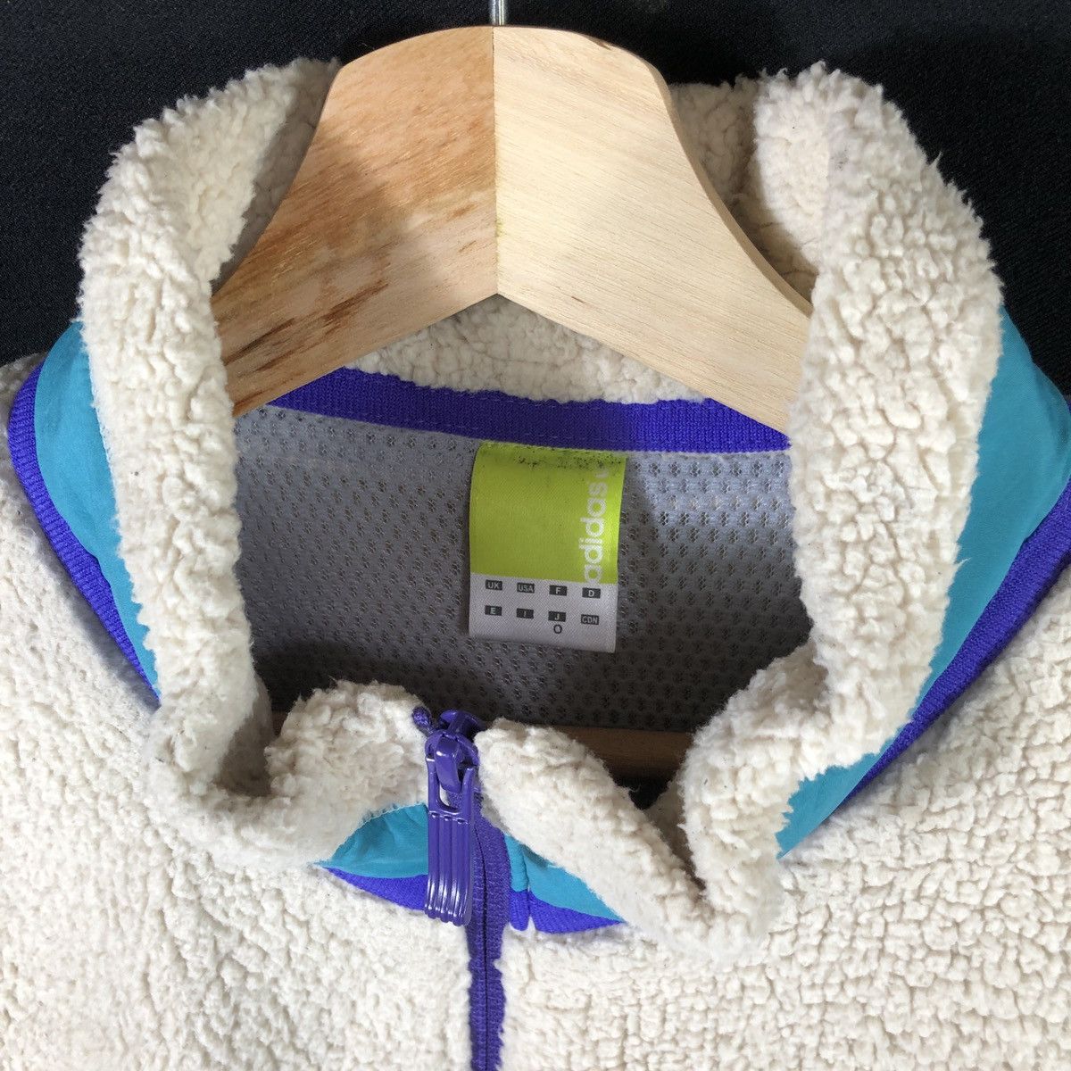 Adidas × Vintage 🔥Stunning🔥Adidas Pocket Fleece Sweater Jacket Size US M / EU 48-50 / 2 - 6 Thumbnail