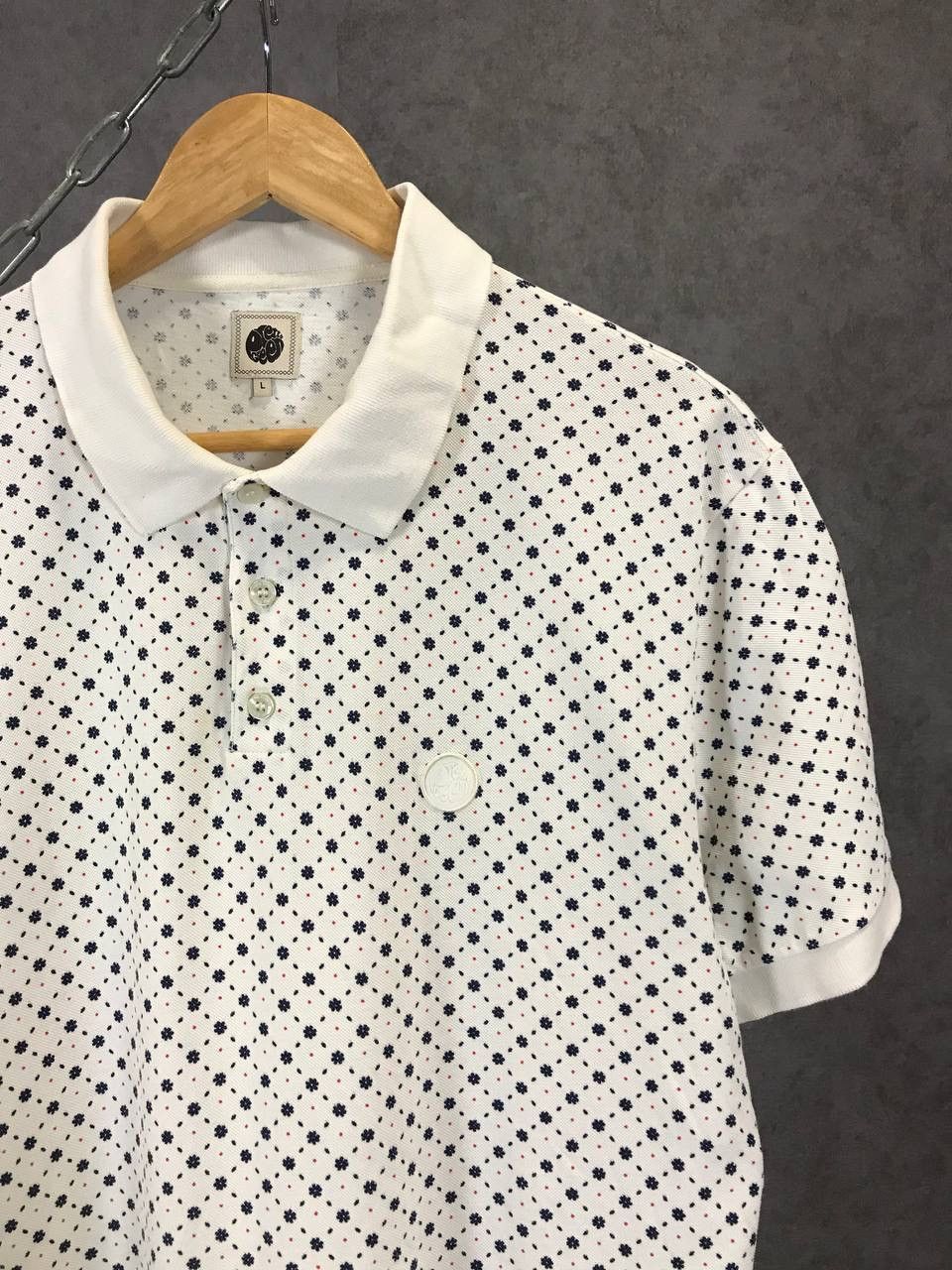 Pretty Green Pretty Green crazy overprinted polo tee Size US L / EU 52-54 / 3 - 2 Thumbnail
